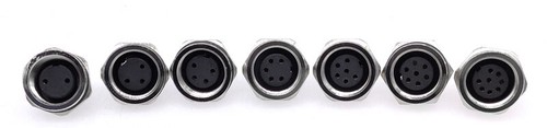 M16 Sensor Connector Waterproof Socket Plug 3 4 5 6 7 8 12 14 16 Pins Connectors - Picture 25 of 31