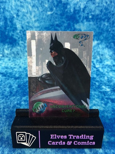 Batman Forever Metal Silver Flasher Parallel SINGLE Non-Sport Trading Fleer 1995 - Picture 17 of 200