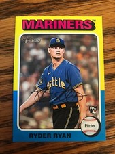 2024 Topps Heritage Mini Ryder Ryan Seattle Mariners RC 326