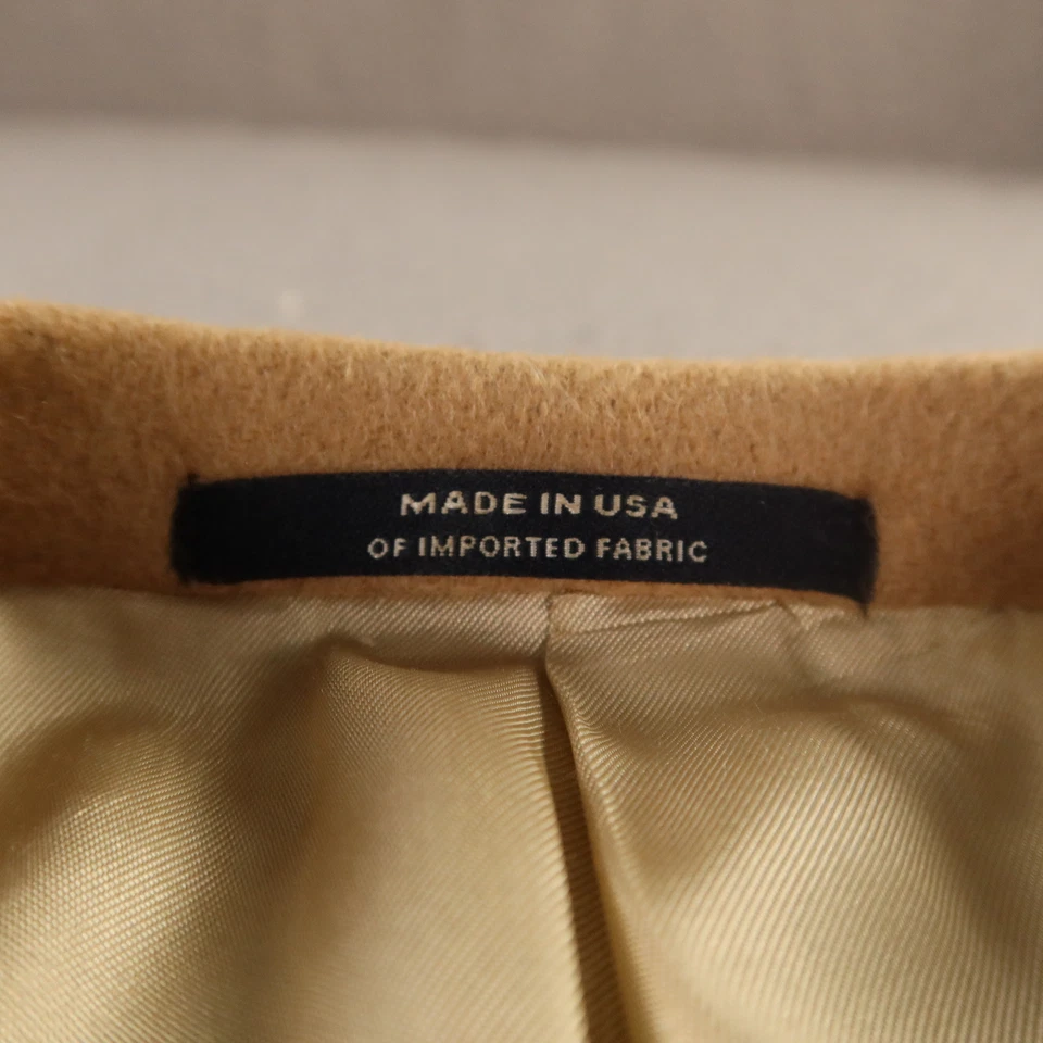 Chaqueta Hart Schaffner Marx M Beige 100% Camel Blazer Abrigo Deportivo 40R Foto 3 de 4