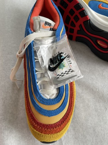 Nike Air Max 97 SE Shoes Photo Blue Pollen White DH1085-700 Men's Size 8 No Lid - Picture 8 of 10