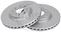 2X A.B.S. 17340 Bremsscheibe Vorne FüR Alfa Romeo Fiat Lancia