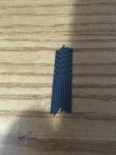 ((12) #57 x 1-3/4'' OAL HSS 118° Black Oxide Finish Jobber Drill