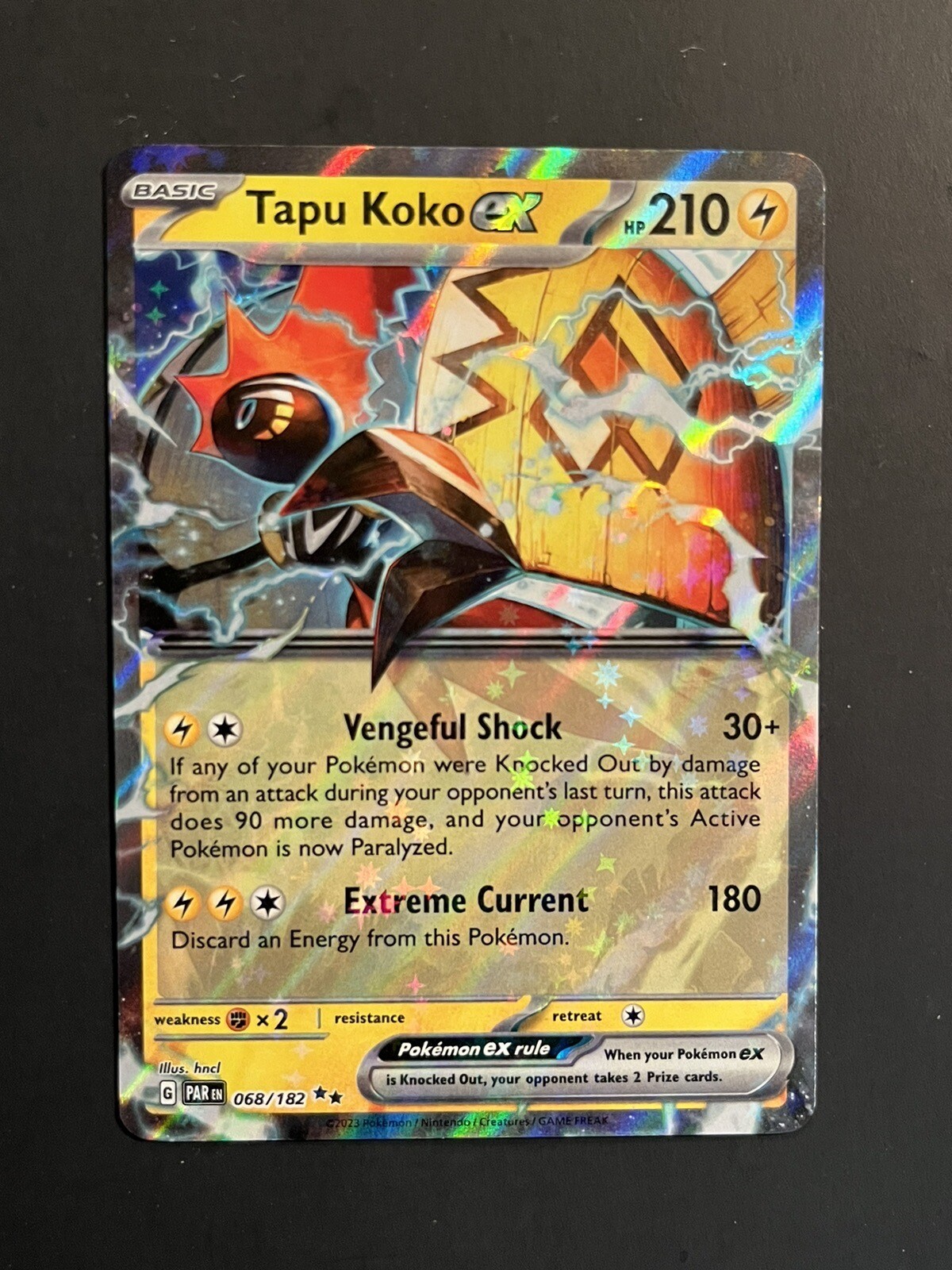 Pokémon TCG Tapu Koko EX 068/182 Double Rare Holo