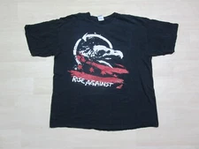 Rise Against Band T-Shirt (XL) Y2K Vintage American Hardcore Punk Rock Concert