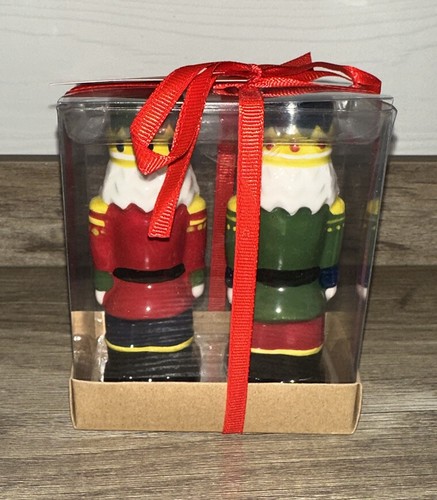 TAG Holiday Christmas NUTCRACKERS Salt & Pepper Shakers Set of 2 NEW 3” - Picture 4 of 5