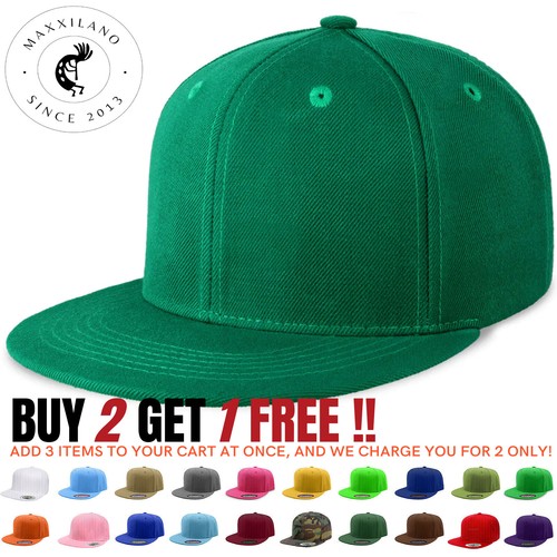 Men's flat brimmed hat Classic truck driver style flat brimmed Baseball cap Solid ordinary hat_voghion.com