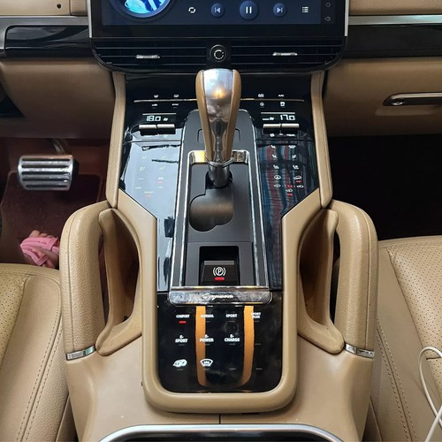 For Porsche Cayenne 2010-2017 Black Touch Control AC Button Panel Console Trim - Picture 10 of 15