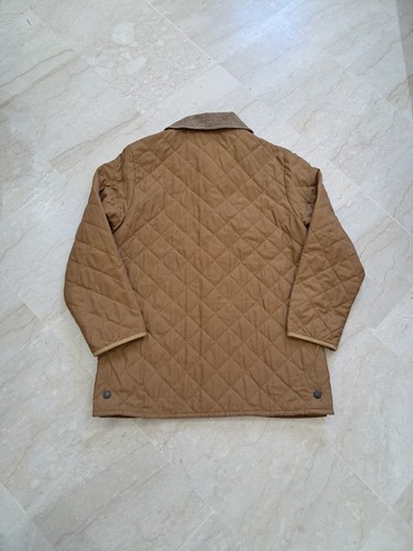 Barbour Classic Eskdale Jacket Khaki Size M Men's Quilted Coat - Picture 10 of 13