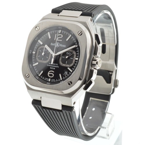discount Bell&Ross BR05 Chrono BR05-C Chronograph Black / Men's H#136809 - Picture 2 of 10