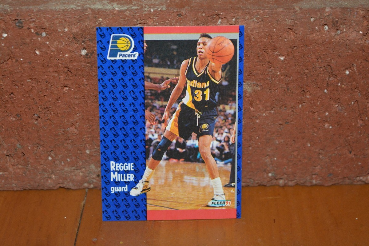 BASKETBALL FLEER 91/92 REGGIE MILLER INDIANA PACERS GUARD CARD | eBay