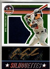 Gavin Grahovac '23 USA Baseball Stars and Stripes Silhouettes Jsy & Signature Gd
