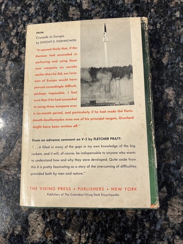 V-2 By Walter Dornberger 1954 - HB/DJ - Picture 2 of 12