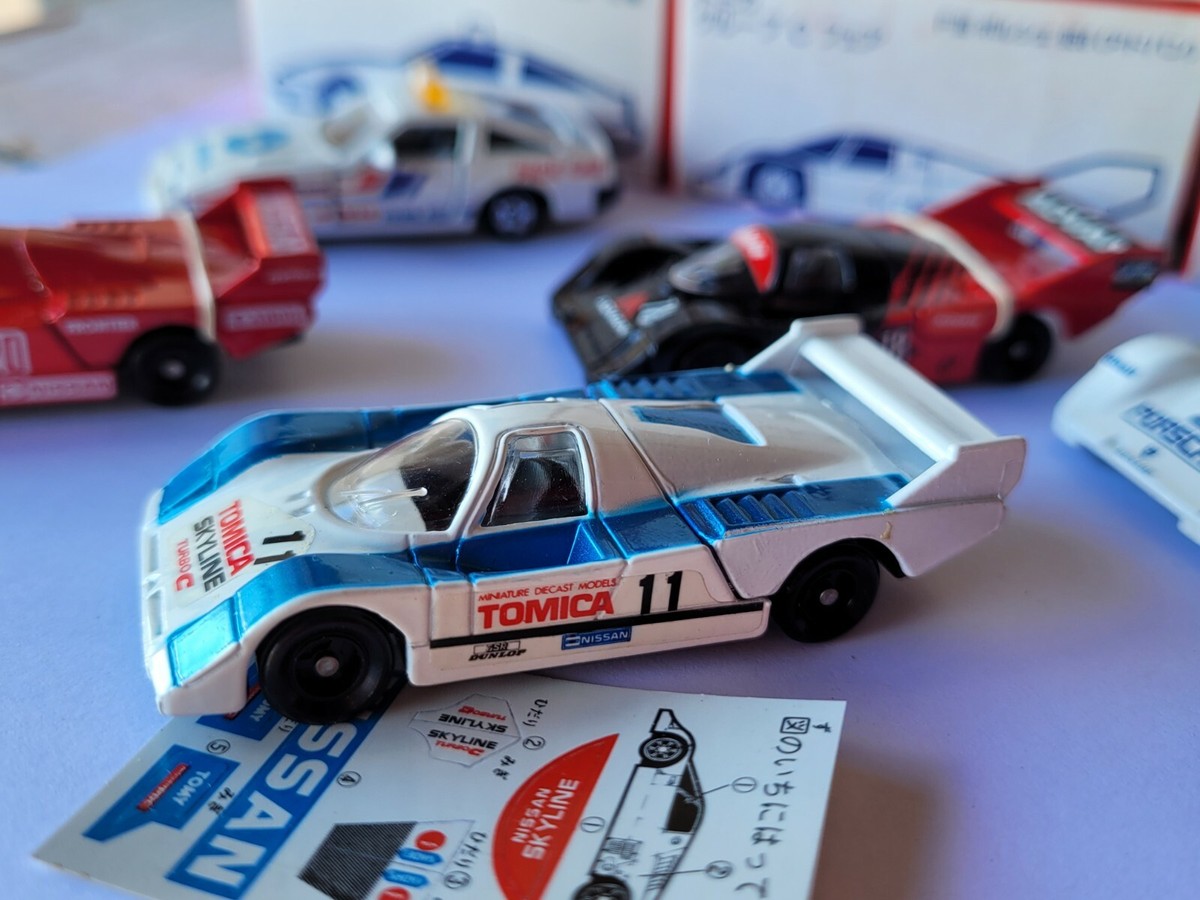 TOMICA FULL SET GROUP C RACERS - PORSCHE, NISSAN ADVAN COCA TOMICA FULL SET GROUP C RACERS - PORSCHE, NISSAN ADVAN COCA