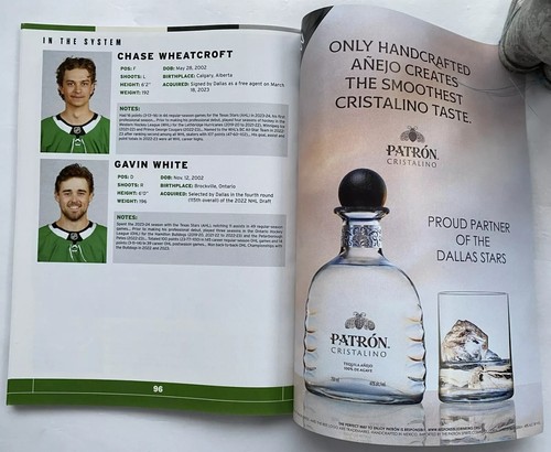 DALLAS STARS YEARBOOK 2024-2025 NHL HOCKEY PROGRAM oettinger rantanen ceci wyatt - Picture 4 of 4