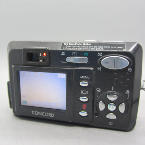 Concord Eye Q 5062 AF 5.0MP Compact Digital Camera Black Tested - Picture 2 of 7