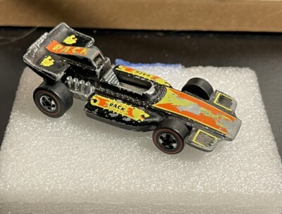 Hot Wheels Formula P.A.C.K Black With Redline Wheels Loose