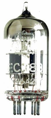 ECC88 Doppel-Triode. Eine Radioröhre von RSD. ID20702