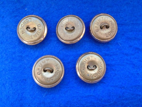 JOB LOT ANODISED KINGS CROWN ROYAL ELECTRICAL & MECHANICAL ENGINEERS BUTTONS - Picture 3 of 4