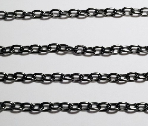 Aluminum CABLE CHAIN 5mm x 8mm ~Non-tarnish / Nickel free~ Gold Silver Gun Metal - Picture 12 of 22