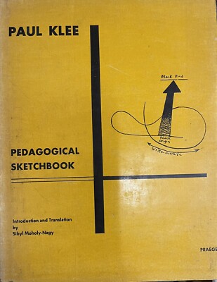 Sibyl Moholy-Nagy Paul Klee Pedagogical Sketchbook, Paul Klee Sketchbook, 