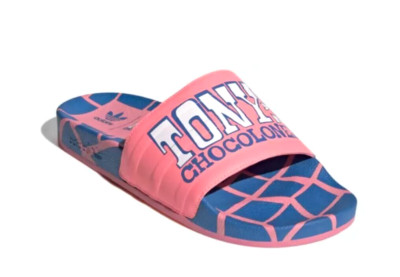 NEW ADIDAS ORIGINALS MENS ADILETTE TONY CHOCOLONELY SLIDES ~SIZE 10  #GX7214