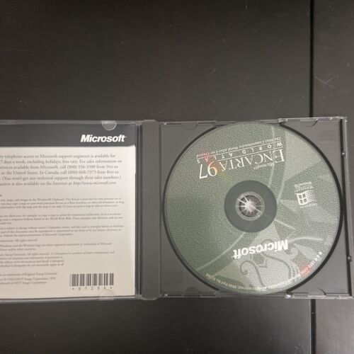 Microsft Encarta 97 World Atlas : English Edition - PC-CD Rom Software - Picture 3 of 3