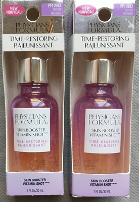 Set of 2 PHYSICIANS FORMULA SKIN BOOSTER VITAMIN SHOT TIME RESTORING