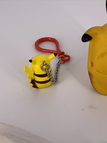 Vintage 1999 Pokemon PIKACHU Charizard Mew Clip On Key Chain Lot New NIP - Picture 9 of 11