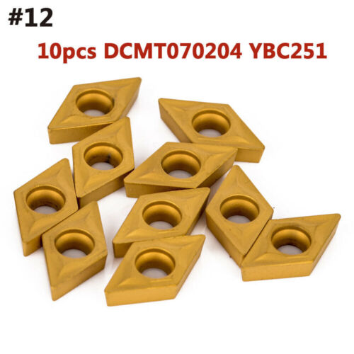10Pcs Wendeschneidplatten für ALU Stahl oder Edelstahlbearbeitung DCMT/CCMT/RPMT - Bild 33 von 126