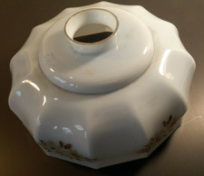 ANTICO PARALUME IN VETRO -VINTAGE-FLOREALE-DESIGN-STILE RETRO'-D'EPOCA