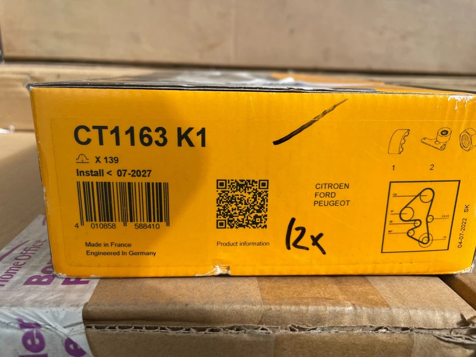CT1163K1 CONTITECH Timing Belt Set for CITROËN DS FORD PEUGEOT - Image 2 of 3