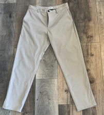 PRADA EXQUISITE DESIGNER LUXURY MEN'S UPSCALE CASUAL GRAY LIGHTWEIGHT PANTS