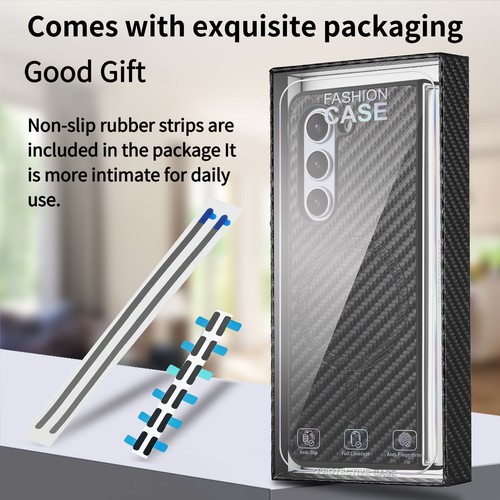 For Samsung Galaxy Z Fold 6 Carbon Fiber Magnetic Shockproof Cover Case - Picture 20 of 40
