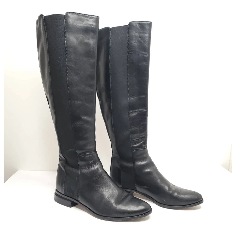 EMPORIO ARMANI Icon Botas Cuero Brillante Talla 39 Eur/8.5 US Foto 3 de 4