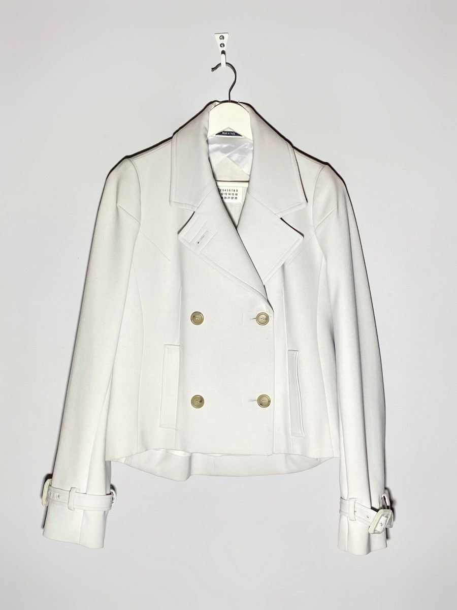 【関税&送料込み】Maison Margiela Double-Breasted Jacket I Maison Margiela Double Breasted Women's Coat Jacket Colour