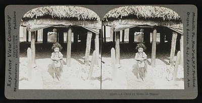 Photo:A child at home in Samoa