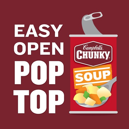 Campbell’s Chunky Soup New England Clam Chowder 16.3 Oz Can (Case of 8) - Picture 6 of 8