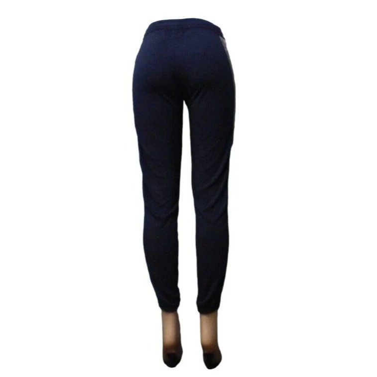 P.J. Pantalones de salón Salvage para mujer satinados a rayas laterales con bandas, pizarra, talla S Foto 4 de 4