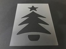 Christmas Tree Stencil 10mm or 7mm Thick, Santa, Snow Flake, Holiday