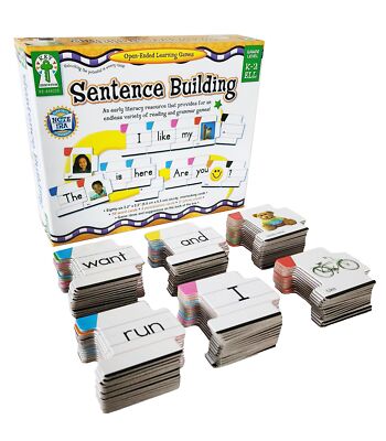 Sentence Building Kit for Kids Multi Color Puzzle Learning Activity