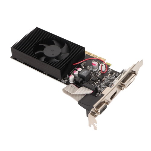 Desktop Graphics Card 4GB GDDR3 128bit 650/5000MHz Quiet Cooling Fan All Solids - Picture 11 of 22