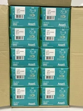 CASE OF 10 BOXES Ansell Nitrile Gloves Chemical Resistance Size Medium 92-600