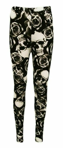 Women Ladies Full Length Printed Legging Jeggings Stretchy Pants Skinny Leggings - Picture 7 of 12
