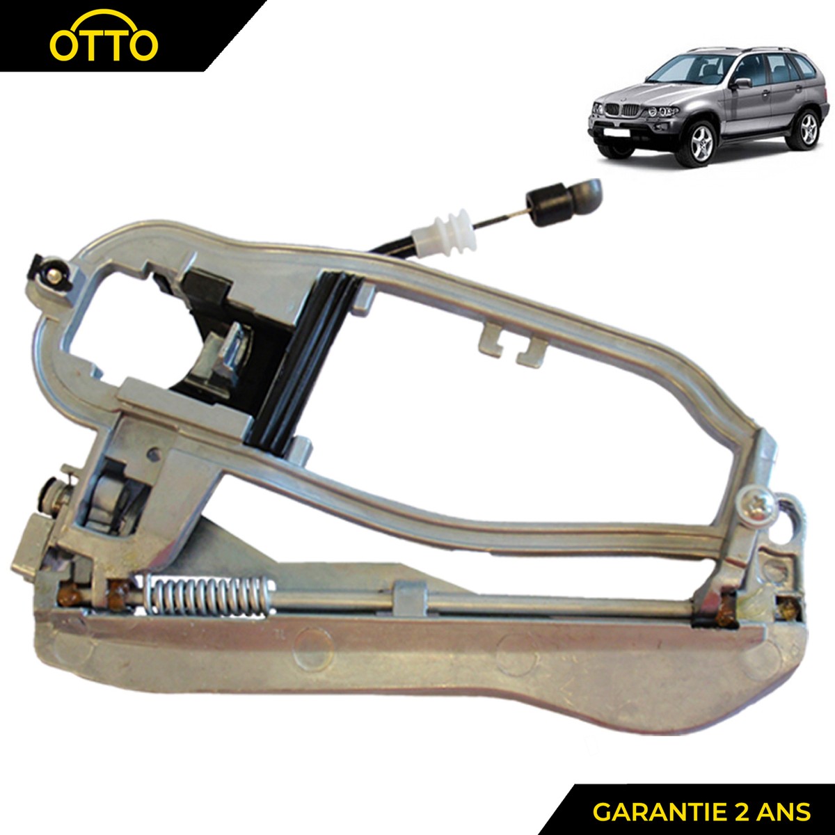 Set 2 Meccanismi Maniglie Porta Per BMW X5 E53 (1999-2006) - Anteriore Sinistro E Destro, Ricambi