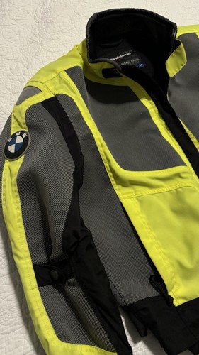 BMW Motorrad Hi Viz Air Shell Jacket Size M Motorcycle Armored. | eBay