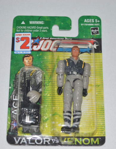 GI Joe Cobra Valor vs. Venom ACE (V6) (2004) Vintage Action Figure Hasbro New