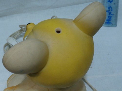 VTG TEDDY BEAR BABY NIGHT LAMP DOLL rubber toy Walt Disney BISERKA ART 455 - Picture 10 of 12