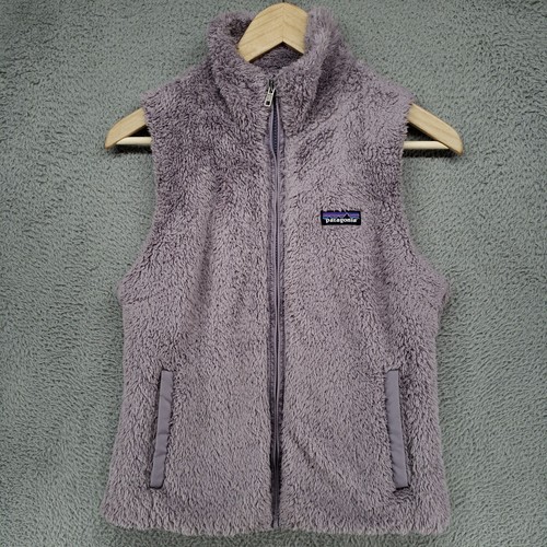 Patagonia Los Gatos Vest Women’s Small Purple Fleece 25215 FA15 Full Zip