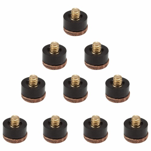 30PCS Hard Leather Billiard Pool Cue Stick Screw-On Tips Replacement 13mm USA - Bild 2 von 12